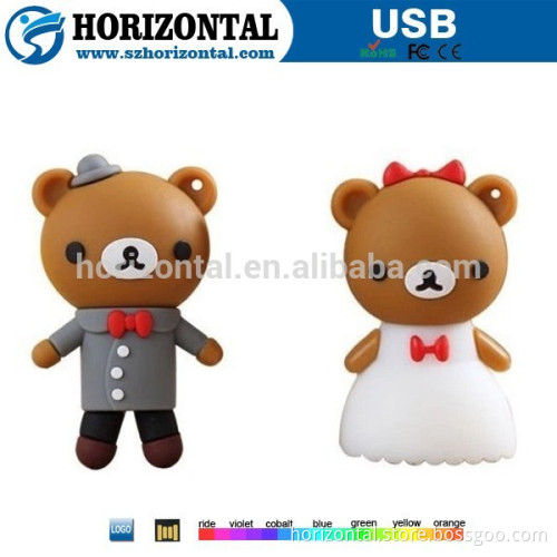 Hot selling products wholesale bulk bride and groom usb flash drive